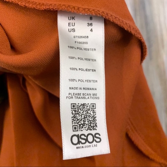 ASOS front twist midi wrap dress - Picture 12 of 13